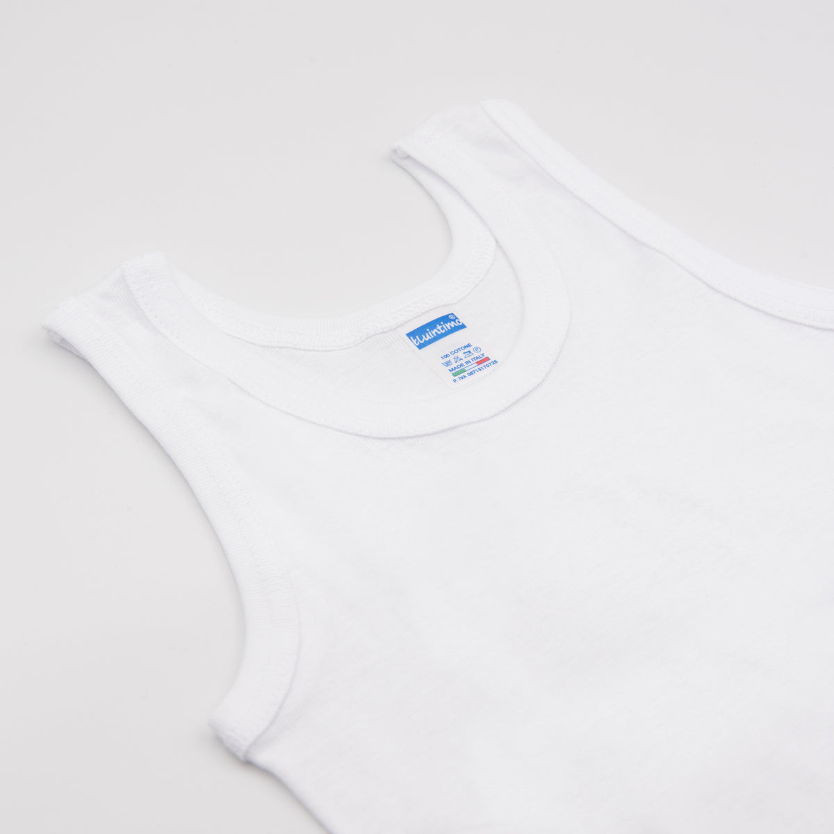 Canottiera bluintimo 062 bambino cotone spalla larga