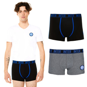 Boxer uomo Prodotto Ufficiale Inter B2IN11050 assortiti 2 pz