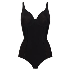 Body con ferretto Sièlei 1848 taglio laser in microfibra