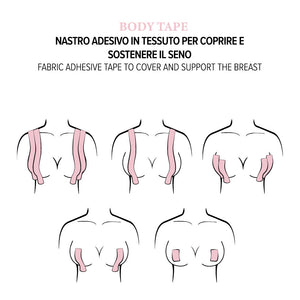 Nastro adesivo seno Love and bra body tape 5 metri