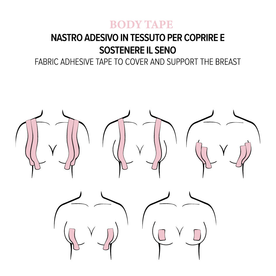 Nastro adesivo seno Love and bra body tape 5 metri