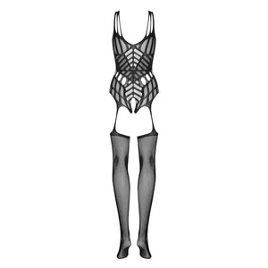 Bodystocking sensuale hot apertura cavallo Obsessive G139