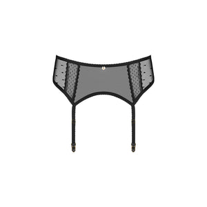 Sexy reggicalze Obsessive Bowessa Garter Belt nero