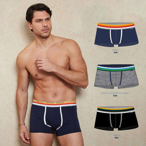 Boxer Navigare Uomo B21212Z elastico logato 3 pezzi
