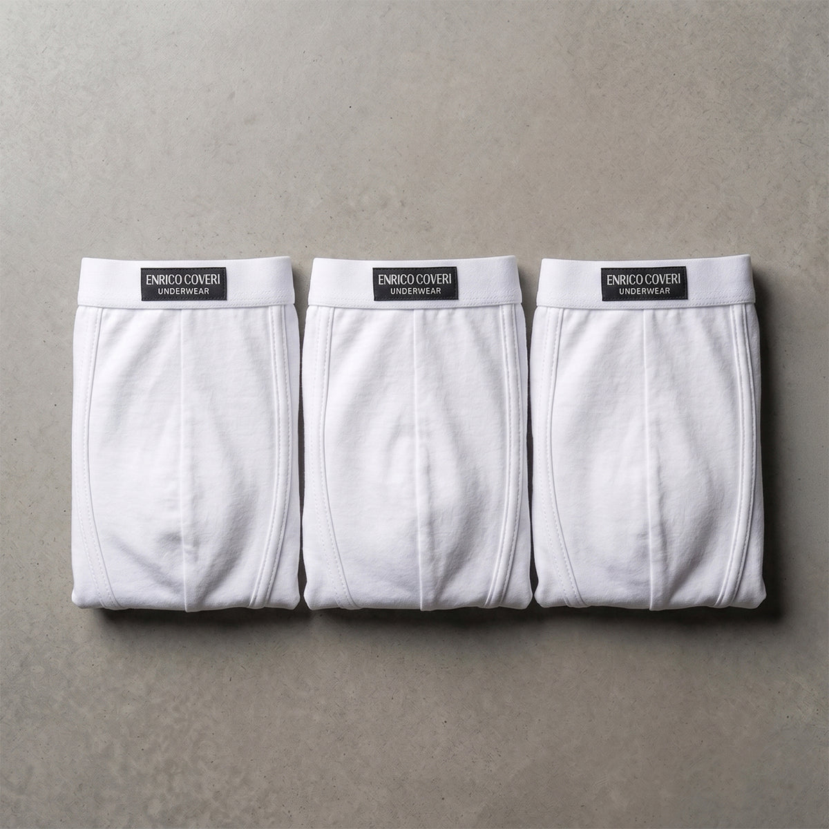 Boxer uomo Enrico coveri eb1002 in cotone bielastico 3 pz