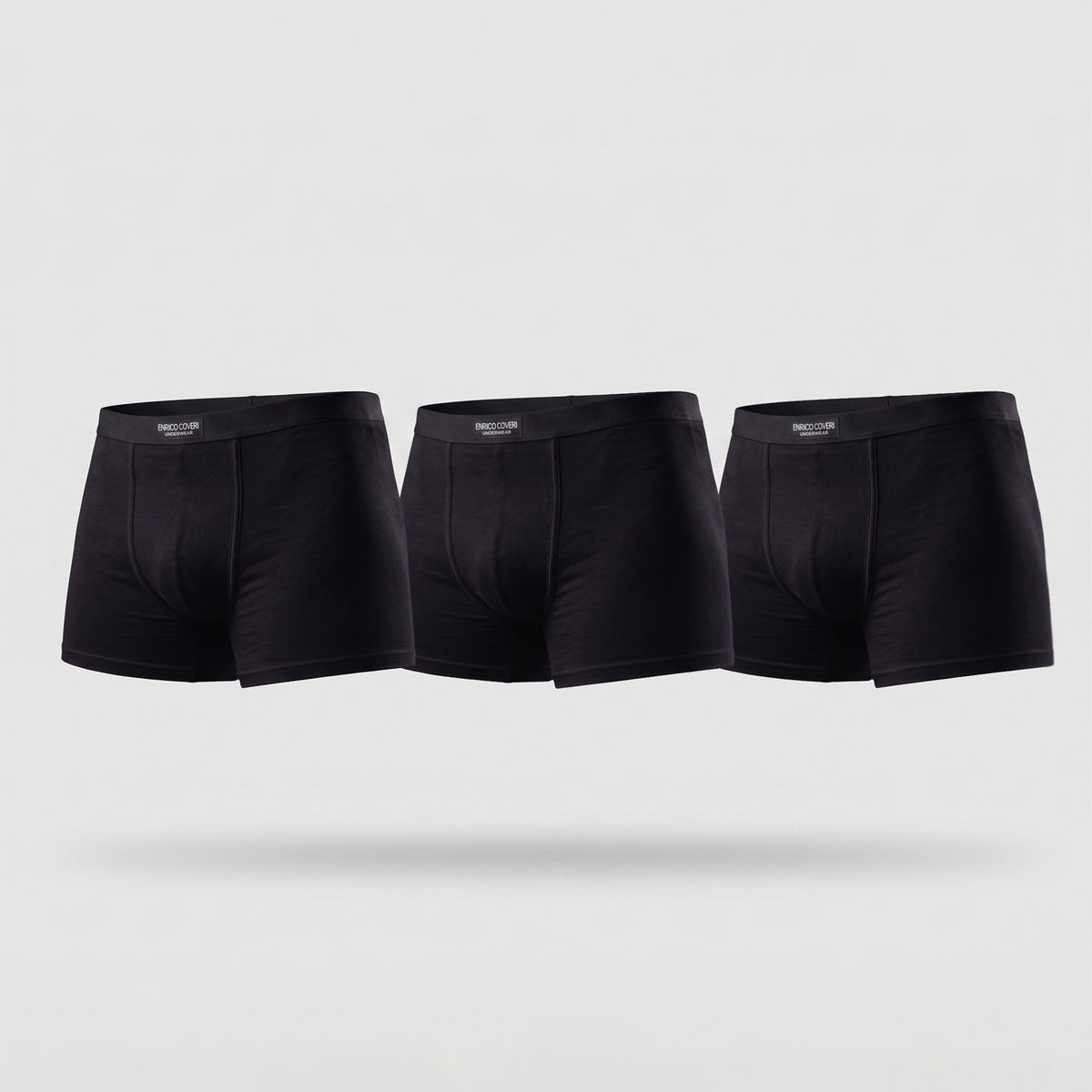 Boxer uomo Enrico coveri eb1002 in cotone bielastico 3 pz