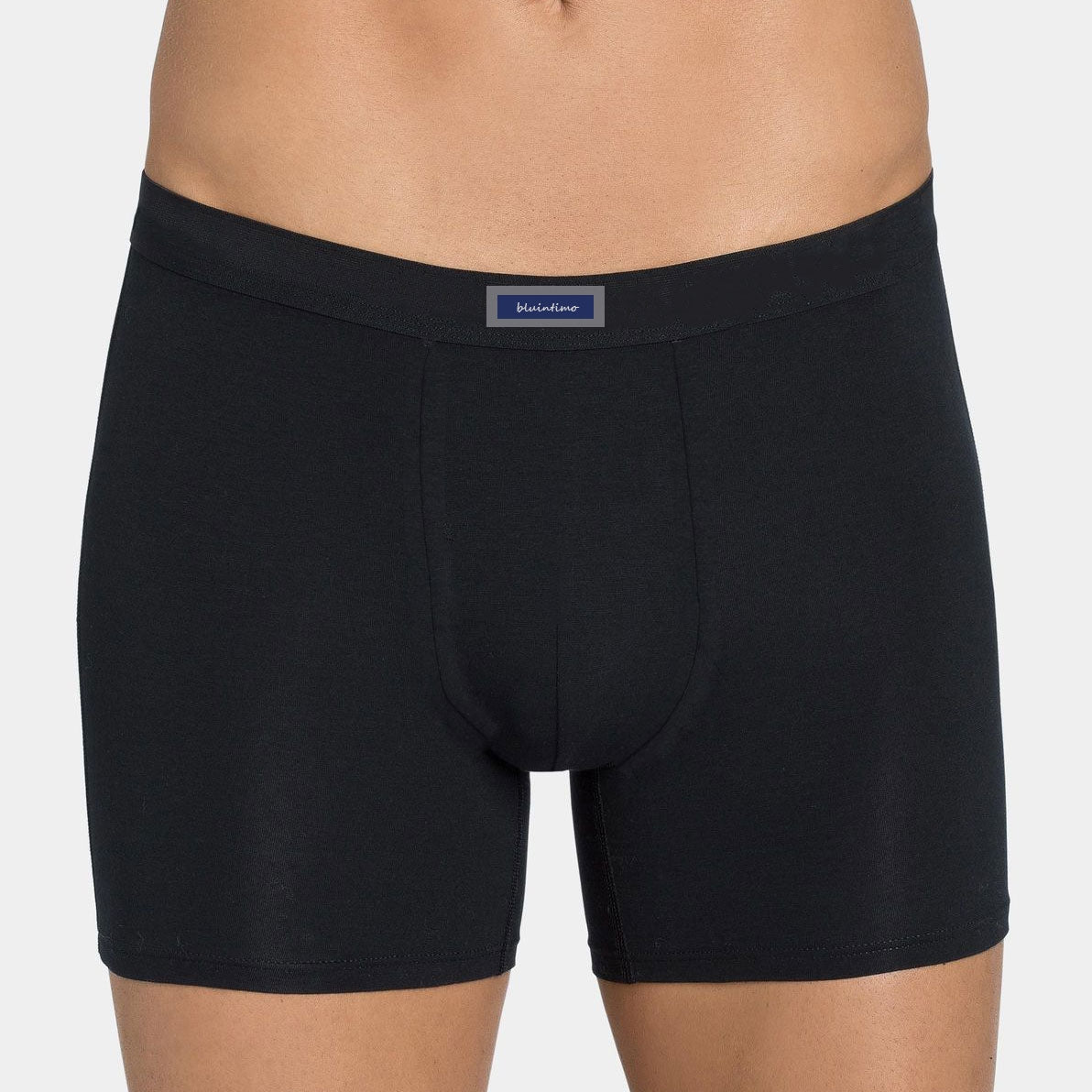 Boxer uomo Bluintimo long 022 con gamba cotone 3 pz