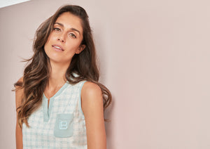 Pigiama donna Laura Biagiotti 96396 corto menta