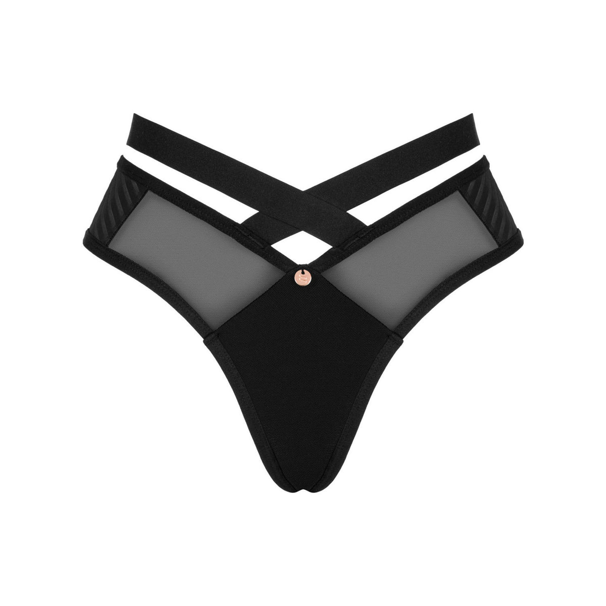 Panties taglio a V sexy cinghie Obsessive Brasica
