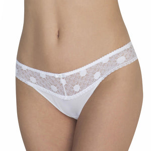Slip brasiliano Belseno Lepel bellezza 503 in tulle e pizzo
