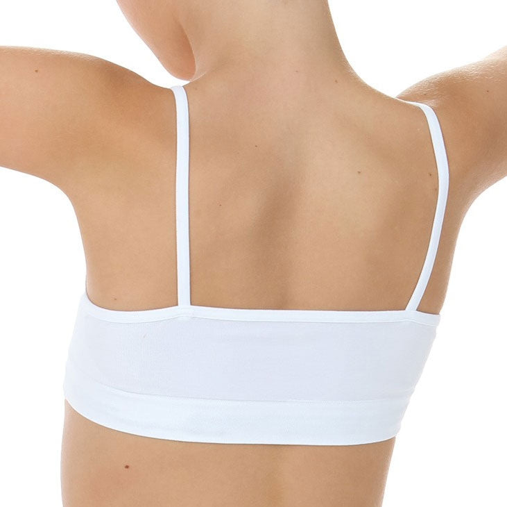 Brassiere bimba in microfibra elasticizzata
