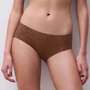 Slip shorty taglio laser leopardato Chantelle C11D40