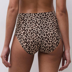 Slip vita alta taglio laser leopardato Chantelle C11D70