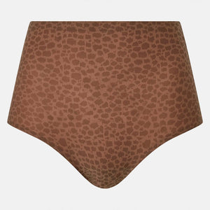 Slip vita alta taglio laser leopardato Chantelle C11D70