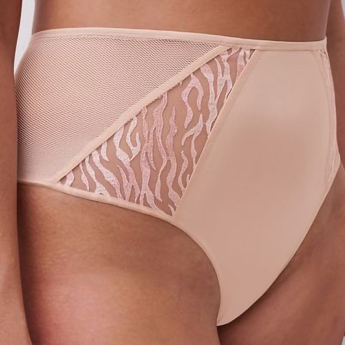 Slip donna shorty ricamo zebrato Chantelle C1ABG5