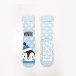 Calza antiscivolo donna celeste pinguino Admas 21233 - 1 paio