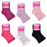 Meritex Calzini corti Bambina 7579 in cotone 6 paia