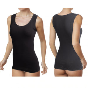 Canotta donna Bluintimo 211 tubolare spalla larga smerlata