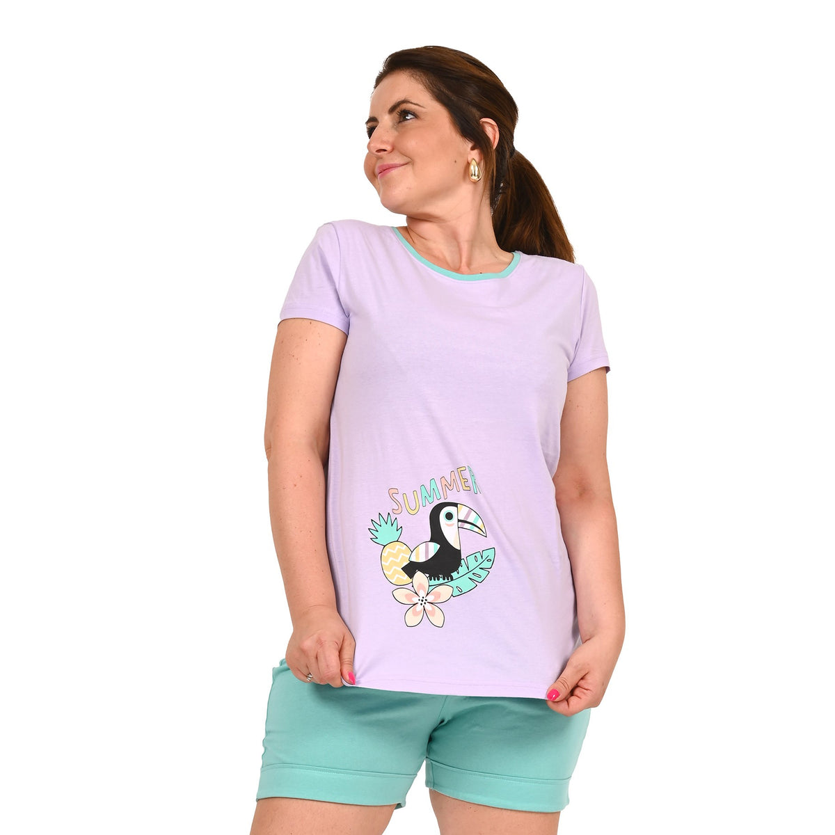 Pigiama donna Lovable cotone estivo corto L0D6Q
