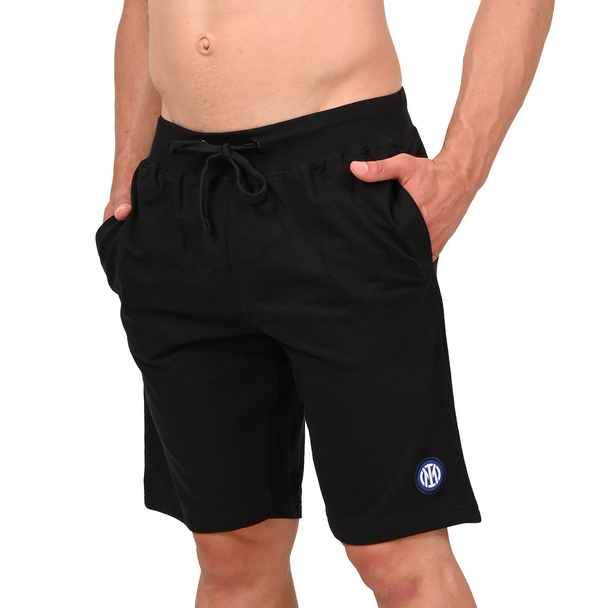 Pantaloncini tuta Ufficiale Inter cotone nero PTCI F10 3020