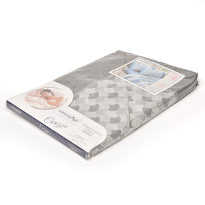 Completo letto lenzuola cotone Sommaruga grigio Carezza