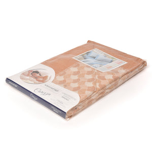 Completo letto lenzuola cotone Sommaruga D2 pesca Carezza