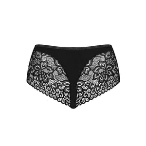 Sexy culotte pizzo elasticizzato Obsessive Cecilla shorties sexy nero