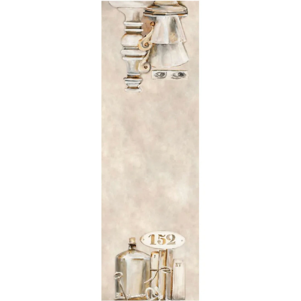 Runner tavolo in cotone dis. 18 Vingi 45x140