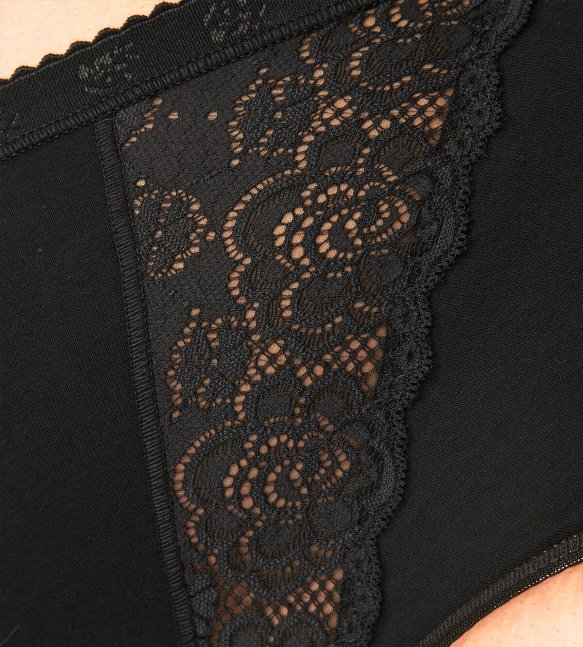 Slip donna Sloggi maxi chic cotone e pizzo 2 pezzi