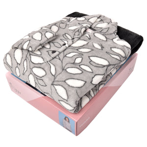 Pigiama coral collo alto caldissimo invernale grigio Cippi 2261