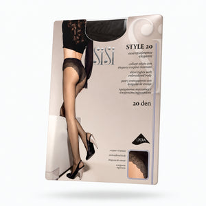 Collant corpino ricamato Sisi Style 20 den