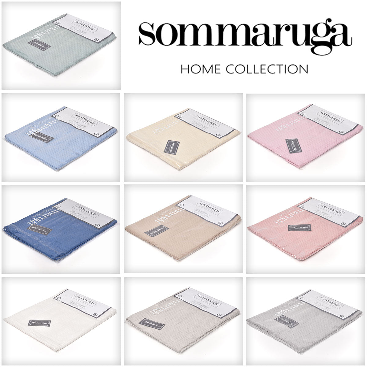 Set asciugamani 1+1 Sommaruga nido d'ape colors