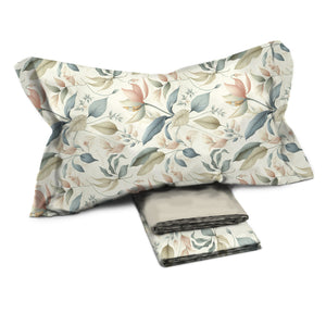 Completo letto floreale percalle di cotone Enrico Coveri taly