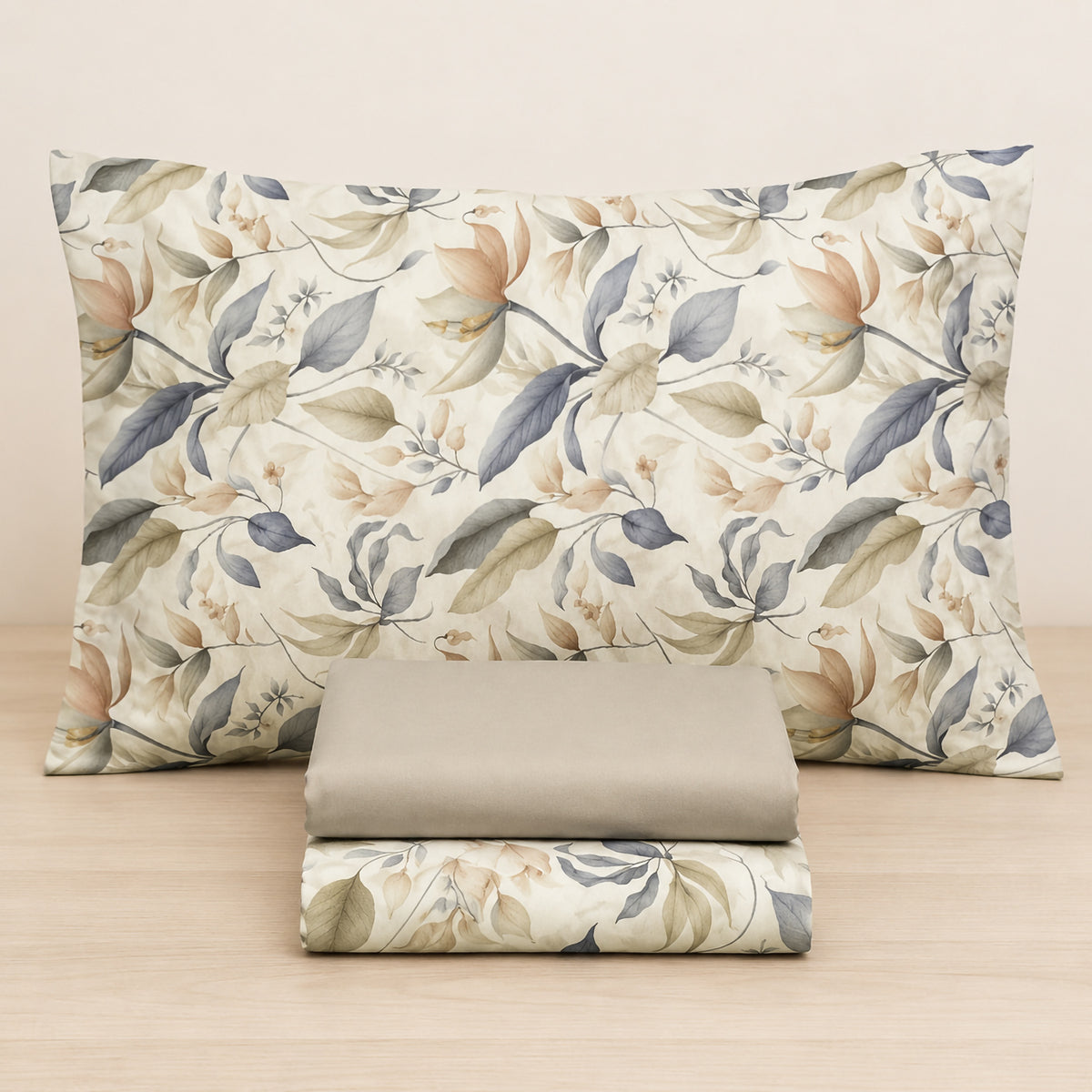 Completo letto floreale percalle di cotone Enrico Coveri taly