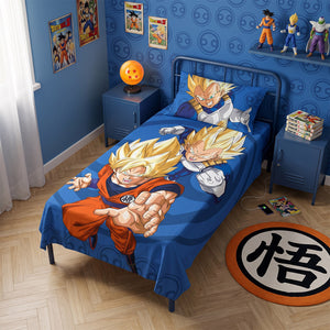 Completo Letto 1 Piazza cotone Hermet Dragon Ball Super