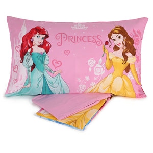 Completo letto set lenzuola cotone Principesse Disney