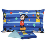 Completo letto singolo federa + sotto con angoli + lenzuolo Disney 100% cotone Ufficiale