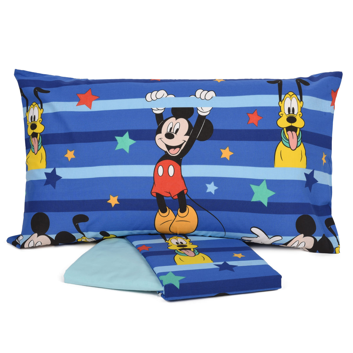 Completo letto singolo federa + sotto con angoli + lenzuolo Disney 100% cotone Ufficiale