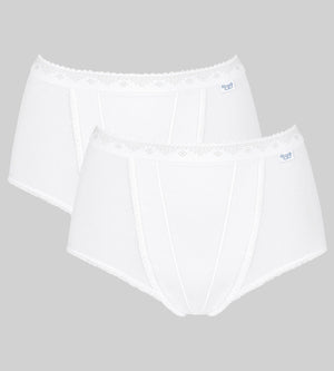 Slip donna Sloggi modellanti control maxi cotone 2 pezzi