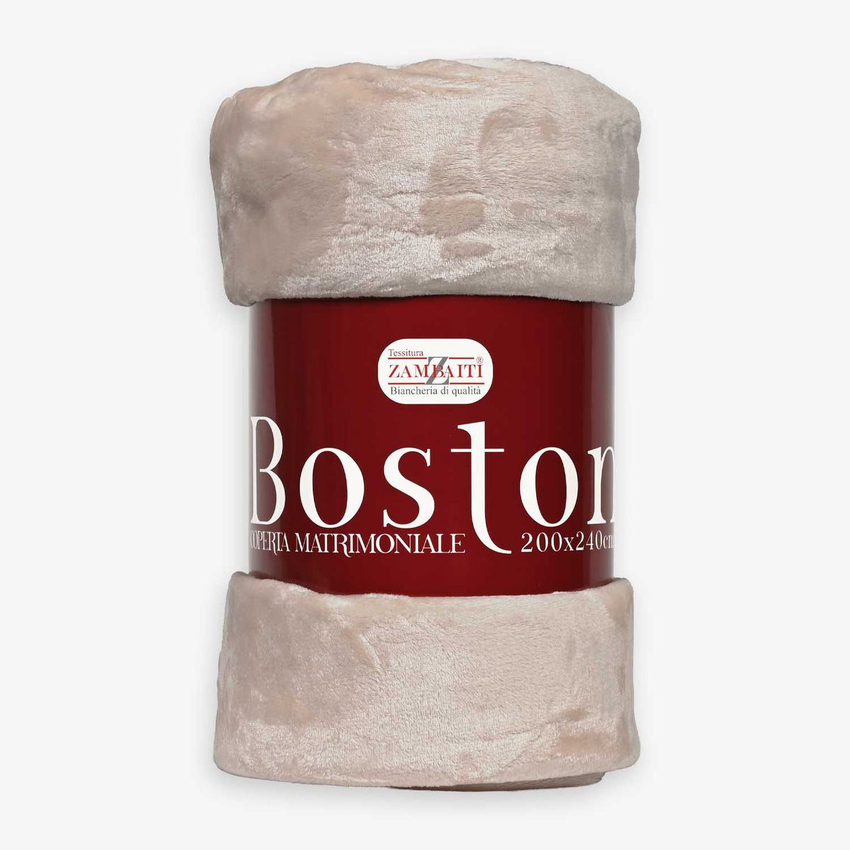 Plaid caldissimo in pile coral Zambaiti Boston