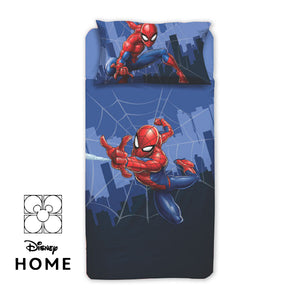Completo letto Spiderman sopra + sotto + federa 100% cotone