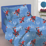 Parure cameretta copripiumino sacco + federa Spiderman Marvel Hermet