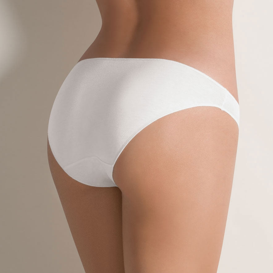 Slip Mini Cotonella 3487 vita bassa in cotone 3 pz