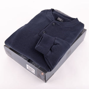Pigiama uomo invernale Enrico Coveri EP2076 blu punto milano