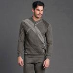 Pigiama uomo invernale Enrico Coveri EP2066 grigio punto milano