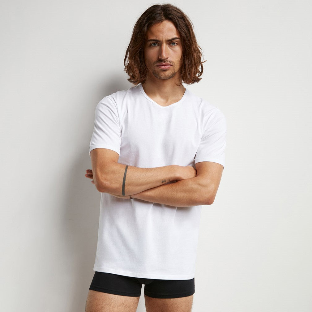 Maglia uomo Dim D0DAB collo a giro cotone elasticizzato 2 pz