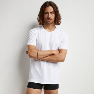 Maglia uomo Dim D0DAB collo a giro cotone elasticizzato 2 pz