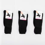 Calze donna Jadea soft a coste morbide e calde JB900 3 paia nere