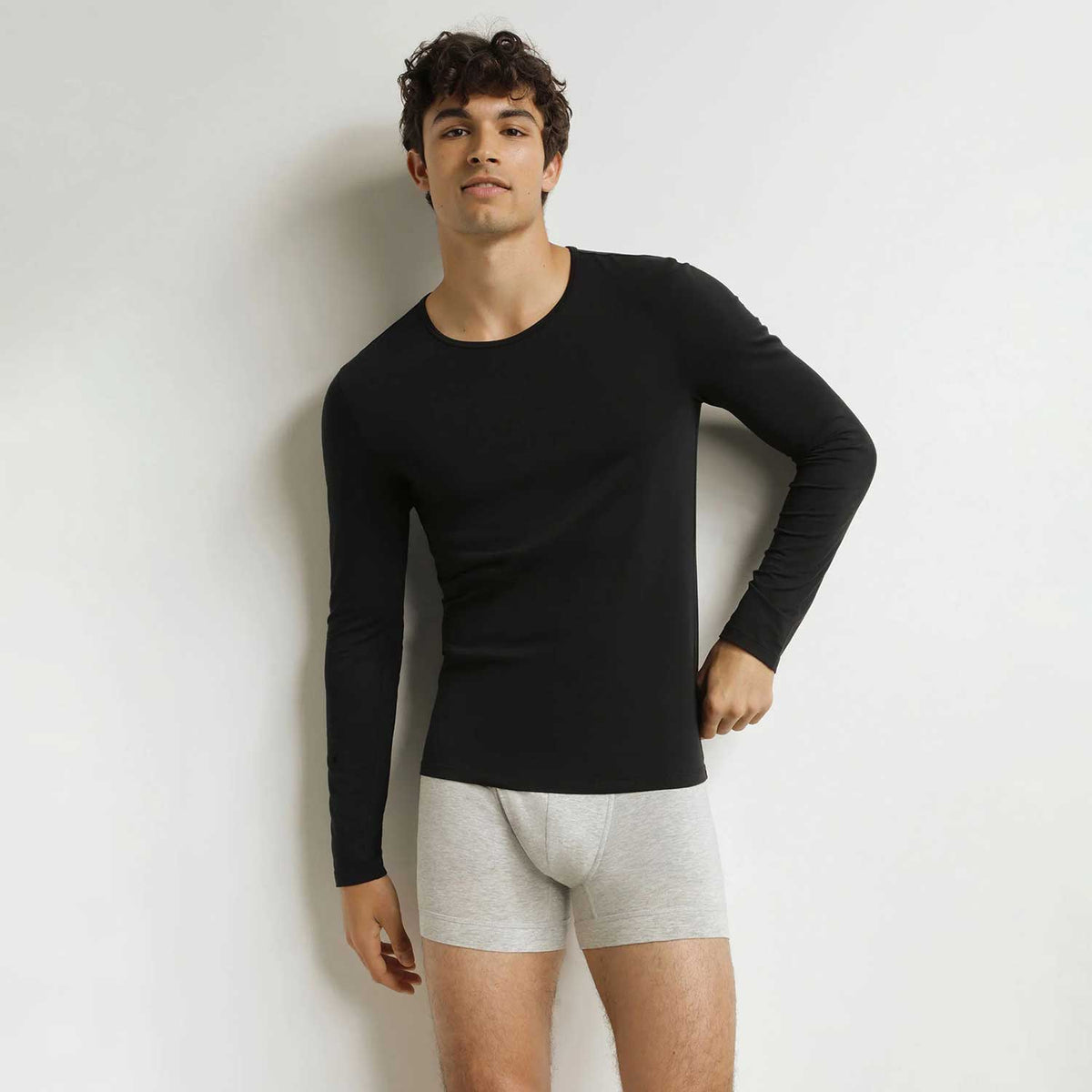 Maglia uomo manica lunga cotone e viscosa Dim DD41Z