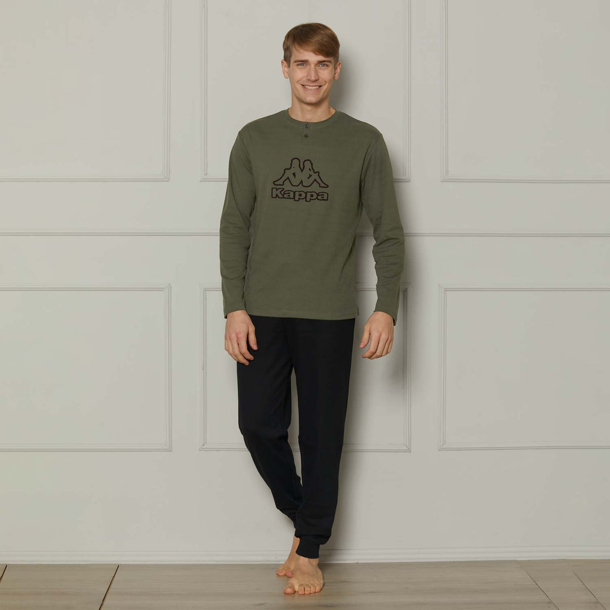 Pigiama uomo caldo cotone Kappa KMW25003